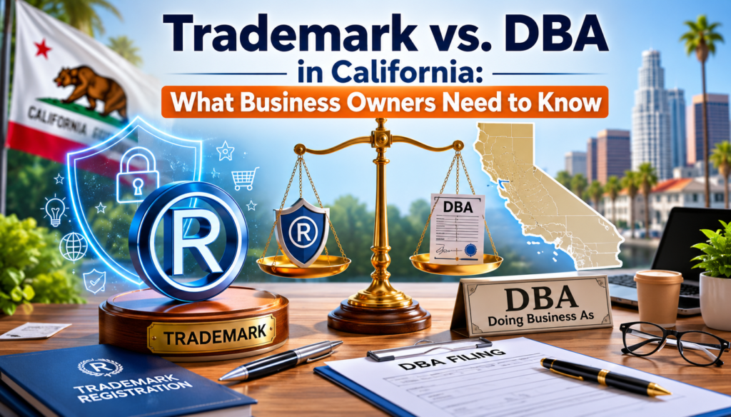 Trademark vs. DBA in California What Business Owners Need to Know